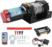 Vomeko Electric Winch, 12V 4000 Lbs Electric Winch Kits with 5.5mmx15m Wire,Wireless Remote Control Towing Winch for ATV UTV Offroad