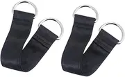 GOOHOCHY 2Pcs Multi Functional Gymnastic Ring Straps Durable Pullup Hanging Bands for Strength Training Portable Exercise Equipment for Home Gym Outdoor Workouts