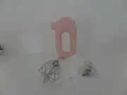Electric Egg Beater Wireless Handheld Mixer Food Beater Whisk with 4 Speed PINK