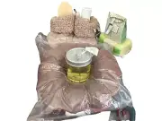 Bath Set Of 7 Pieces Includes Microbead Pillow Adjustable Pillow