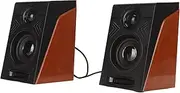 Computer Speakers for PC Desktop Monitor, 3.5mm 3W Desktop Speaker with Deep Bass, Adjustable Volume, Stereo Speaker for TVs, Computers Laptops Tablets Phones