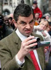 Actor Rowan Atkinson arrives in character for UK Premiere of his m- Old Photo 6