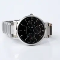 在飛比找momo購物網優惠-【Valentino Coupeau】三眼不鏽鋼手錶