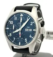 IWC Pilot’s Watch Chronograph 41mm - IW388101 - Blue dial - Brand New! S16604