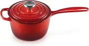 Le Creuset Enameled Cast Iron Signature Saucepan, 1.75 qt., Cerise