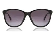 Ted Baker Sunglasses TB1646 Delfi 001 Gloss Black Grey Gradient