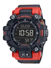 Casio G-Shock Mudman Black and Orange Digital Watch GW-9500-1A4