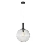 Legarda Clear Glass Round Ball Pendant Light