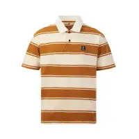 在飛比找環球Online優惠-【Timberland】男款小麥色條紋短袖 Polo 衫|A