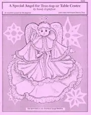 A SPECIAL ANGEL for TREE TOPPER by Sandy Lightfoot - for All Std Gauge Machines