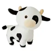 Way To Celebrate Easter Black & White Cow Plush 12" Medium Size New