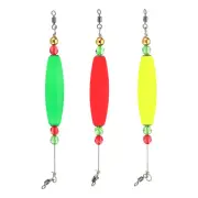 Fishing Floats Rigs 8.3 Inch, 3 Pack Olive Fishing Bobber, 3 Colors