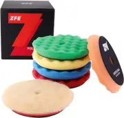 Buffing Polishing Pads, 6Pcs 5"(125Mm) Waffle Foam Buffing Pads Polishing Pads
