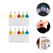 10pcs Squeezable Dropper Bottles Hair Color Bottle Tip Squeeze Bottle