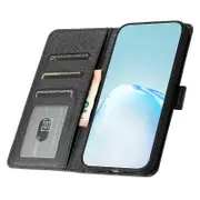 Anti-fall Phone Wallet for Samsung Galaxy M52 5G Silk Texture Stand Cover Hand Strap Flip Case