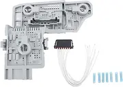 Tail Light Bulb Socket Holder with Harness and Terminal for C-Class W204 Saloon 2012 to 2014, Tail Light Bulb Holder, ABS + Metal Alloy Material, Precise OEM 2115450328 (Left