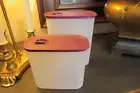 Tupperware Modular Mates (2) Oval Keeper Time/Date Dial 1.25 L & 1.7L Purpl