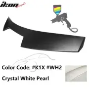 Fits 15-21 Subaru WRX STI V2 Style Rear Roof Spoiler Painted #K1X Crystal White (for: Subaru)