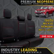 Isuzu MU-X UC - GP6 Premium Neoprene 2nd Row Seat Covers (Made to Order)