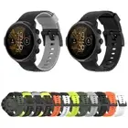 24MM Silicone Watch Strap for Suunto 7/Spartan Sport Wrist HR/9/9 Baro/D5