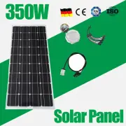 350W Solar Panel Kit 12V 350 Watt Mono Caravan Camping Power Charging Battery
