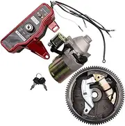 maXpeedingrods Electric Start Kit Starter Motor Ignition Switch For Honda GX160 GX200 5.5 HP