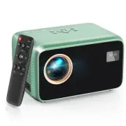 4K WiFi Bluetooth Projector, 200 ANSI, Green, LCD, HDMI/USB/Bluetooth, Movie ...