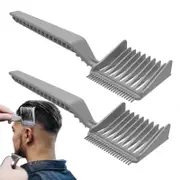 2Pieces Barber Fade Combs,Professional Curved Positioning Comb Set, Gradienter Design Hair Cutting Comb with Ergonomic Design