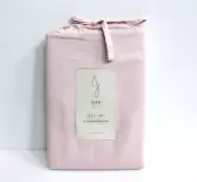 Joie Home Pink Solid Cotton Standard Pillowcases Set of 2