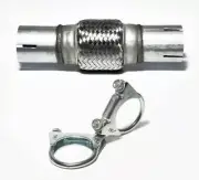 45x100/210mm + 2 Clips Universal Flex Pipe Flexible Exhaust Pipe