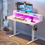 Electric Standing Desk, Adjustable Height Sit Stand up Desk with Monitor Stand,
