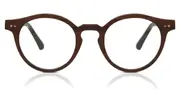 Oval Full Rim Wood Men's Glasses Online Brown Size 48 - Lenses Included - Private Health Rebate - Blue Light Block - Oh My Woodness!