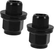 CHICAMPERA 2 Pcs Heavy Duty Black Tire Nuts Wheel Locks for Enhanced Security Stability Compatible with Toyota Wheels Durable Design Prevents Loosening Firm Fixation for Safe Driving