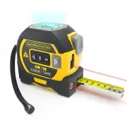 40m Laser Distance Meter Range Finder Cross-line Level 5m Tape Measure 3 in 1