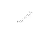 Meir Round Double Towel Rail 900mm Polished Chrome MR01-R90-C