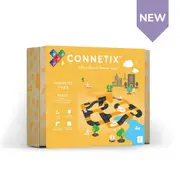CONNETIX Magnetic Tiles Ramps & Intersections Pack, 16 Pieces