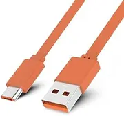 Replacement Ring Enabled Video Doorbell 2 Charging Cable Cord Compatible with Ring Enabled Video Doorbell (2020 Release) 2/3/3 Plus/4, Peephole Cam, Doorbell Pro/Plus,3.3FT (Orange)