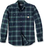 Carhartt Heavyweight Flannel Plaid, shirt , color: Green/Blue , size: XXL