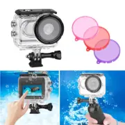 60m Waterproof Diving Case Screen Cover Lens Filter For Insta360 GO 3/ 3S Camera
