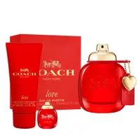 在飛比找ETMall東森購物網優惠-【COACH】時尚戀紅女性淡香精50ml(贈隨機身體乳100