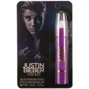 Justin Bieber The Key Solid Perfume Pencil 2.75g Discontinued Rare