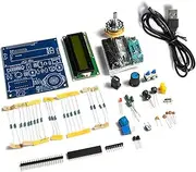 Capacitance Inductance Frequency Measurement Meter DIY Electronics Kit 51 Singlechip Tester Circuit d Welding Practice Kit Multicolor DIY Electronics Kit