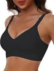 [HORISUN] Comfortable Seamless Full Coverage Bra for Women Wireless Bras with Soft Support Regular and Plus Size