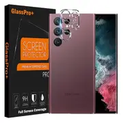 [3 PACK] Samsung Galaxy S22 Ultra Camera Lens Tempered Glass Protector Guard - Case Friendly