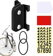 Cycling Number Mount – Mountain Bike Race Plate Holder with Double Screw Fixing | Number Tag Display Mount for, Road Bikes, and City Racing