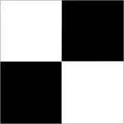 Black White Checkered Vinyl Floor Tiles 40 Pcs 12" x 12" Adhesive Flooring