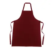Assorted Anna Cotton Standard Apron with Pocket (Burgundy, Black, Navy)