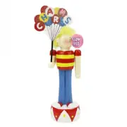 F97172 11" Charms Blow Pop Boy Nutcracker-like Christmas Decoration Pink Bubble