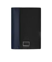 Dolce Gabbana Dauphine Logo Plaque Passport Holder One size Black