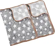 GANAZONO 2pcs Dog and Cat Warm Pad Blankets Fluffy Blanket Puppy Bed Blanket Dog Throw Blanket Plush Cat Sleep Mat Cat Blanket Soft Puppy Blanket Cute Pet Sleep Mat Coral Fleece